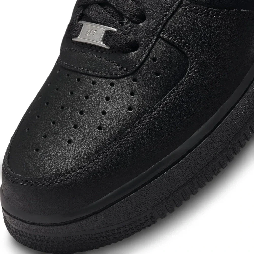 Nike Air Force 1 Low '07 Triple Black Mens Size 10 Black Sneaker CW2288-001 NEW
